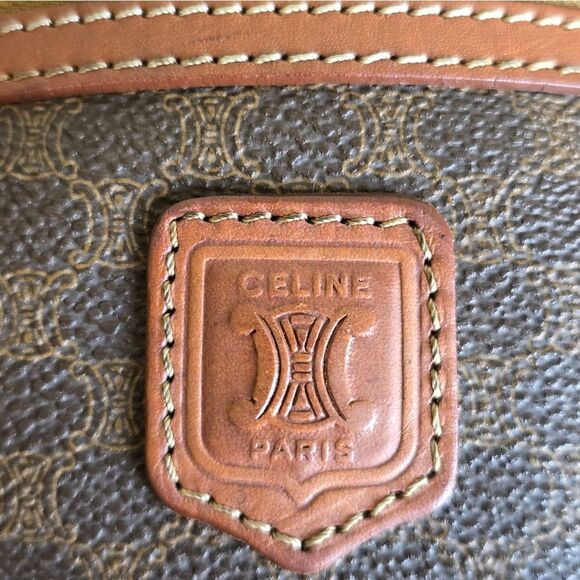 Celine Vintage Macadam Messenger Bag Brown - Picture 6 of 16